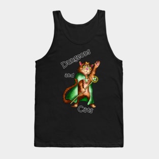 Dungeons and cats ginger spellcaster Tank Top
